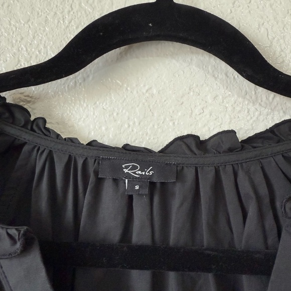 Rails Saylor Black Eyelet Dress Size Small - Picture 8 of 12